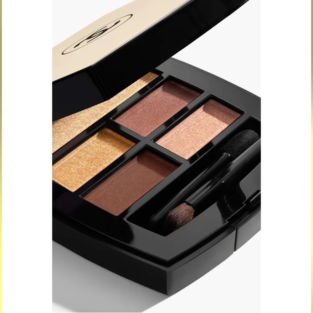New~ CHANEL LES BEIGES Healthy Glow Natural Eyeshadow Palette~ Golden